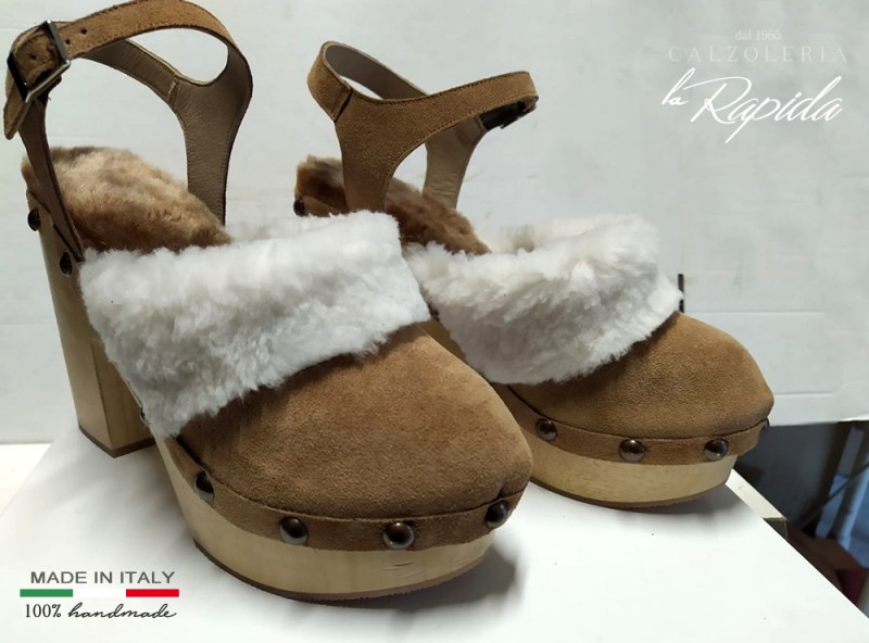 Sandali con Pelliccia invernali nuova collezione | LA RAPIDA