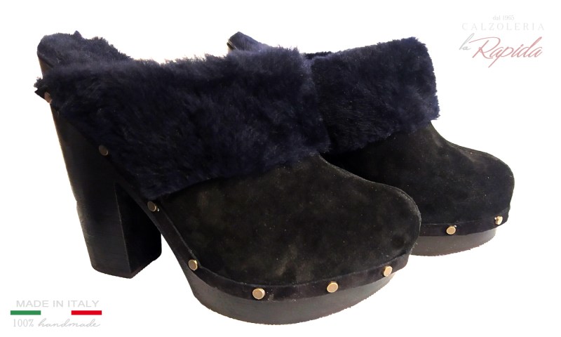 Pantofole Invernali Sabot Mules Donna